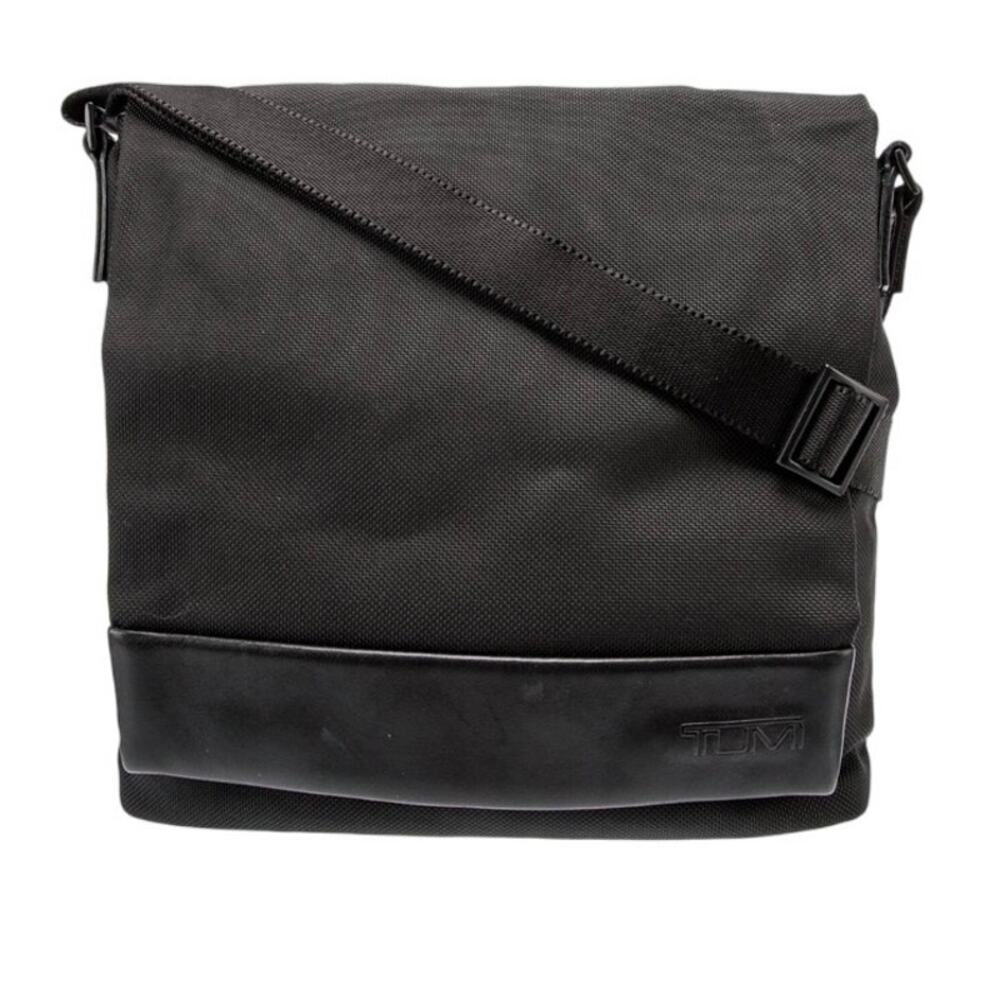TUMI Messenger Bag Ballistic Nylon Full-Grain Leather Trim‎ Style 4367